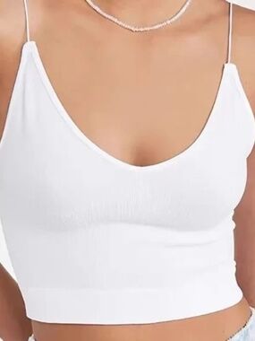 Free people Top Tanks White Size M/L NWT